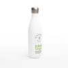 Village of Peace: Edenic Vegan Returning to the Original Diet White 17oz Stainless Steel Water Bottle